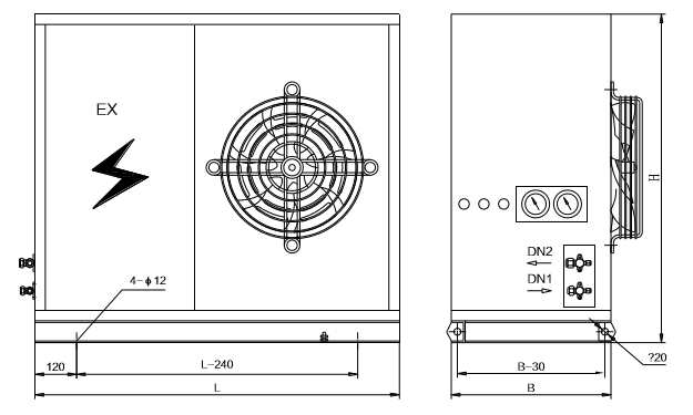 CFK(B) Marine Explosion Proof Split Air Conditioner