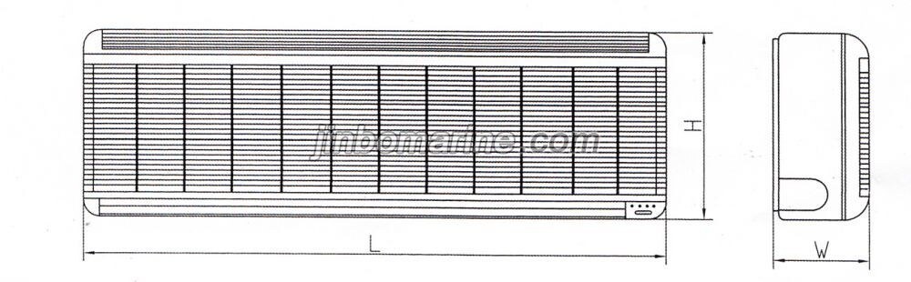 CFP-BGM Wall Mounted Open Type Fan Coil
