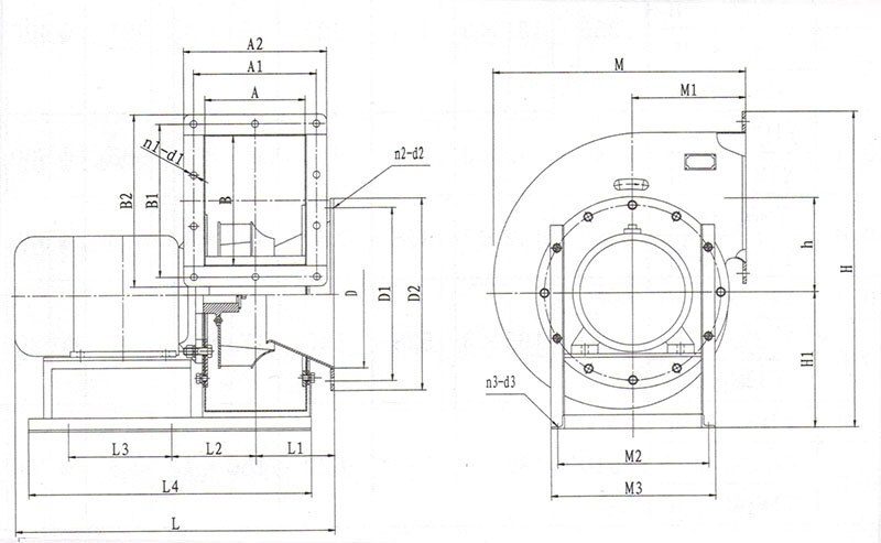 CGDL Marine High Efficiency Low Noise Centrifugal Fan