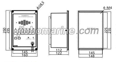 CHJ-1Z-Q Flush Type Engineer Alarm Host