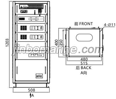 CKY-1T/P (50-400W) Public Address Amplifier Main Unit