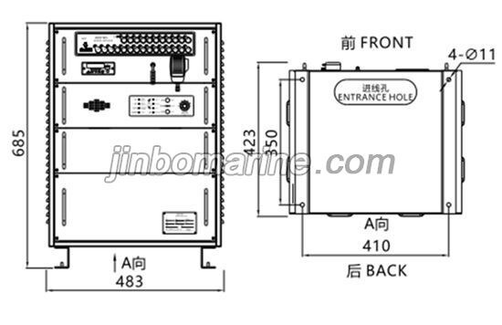CKY-1T/B Desk Type Marine Public Address Amplifier