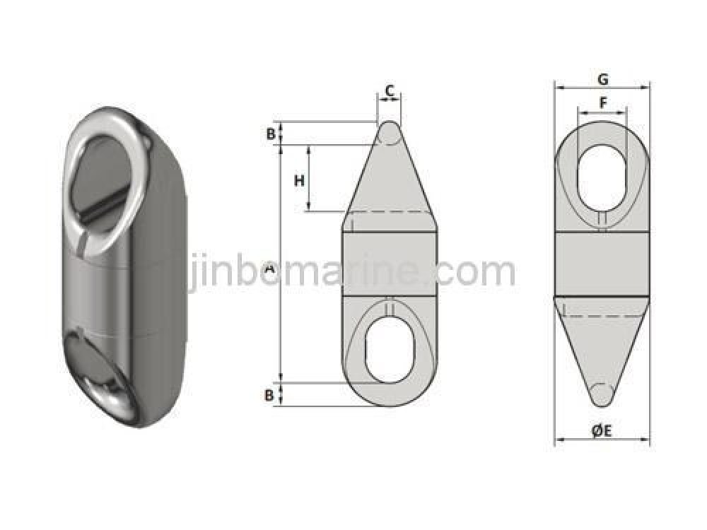 CR Chain Rope Swivel - Image 2