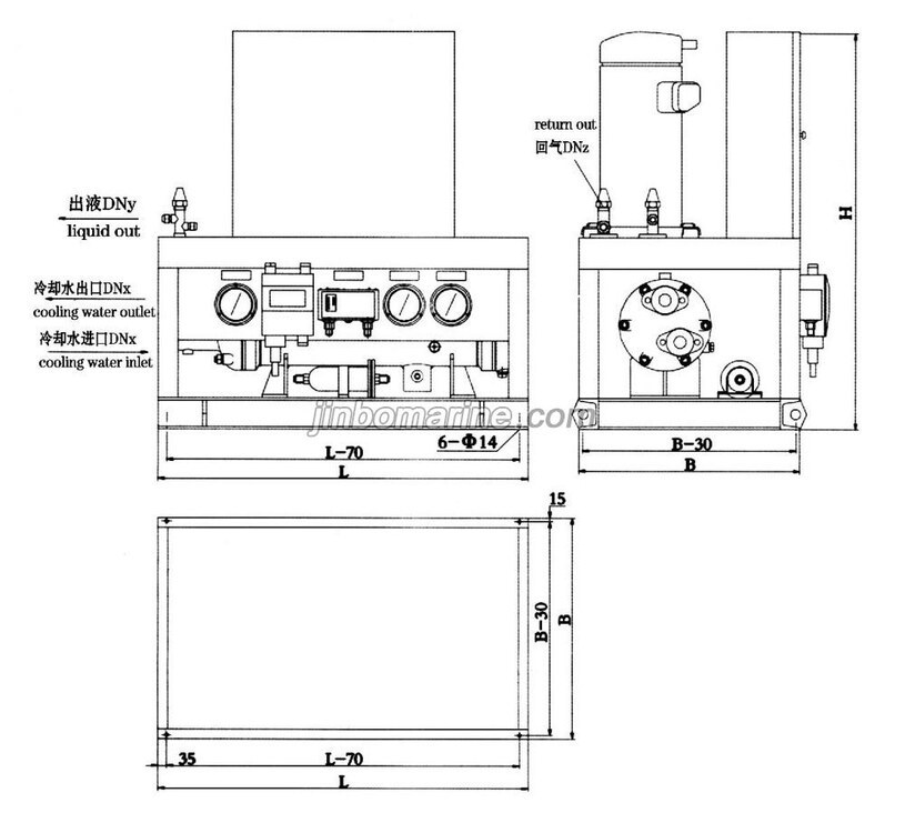 CSFK Marine Water Cooled Spilt Air Conditioner