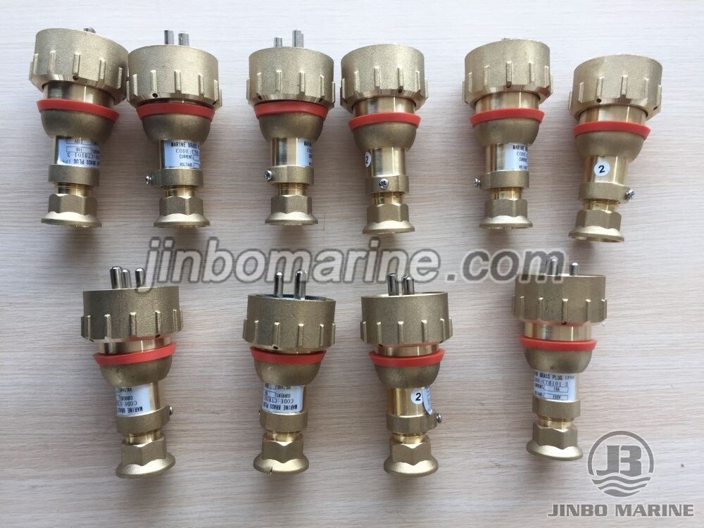 CTH101-3 Marine Brass Plug - Image 1