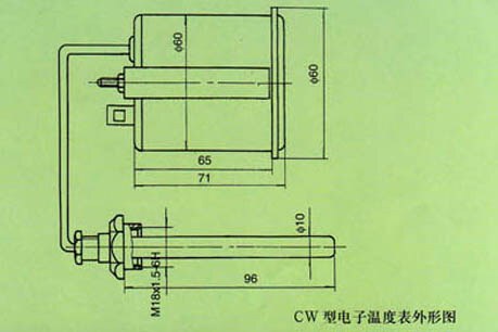 CW-1A CW-1B CW-2A Electronic Thermometer