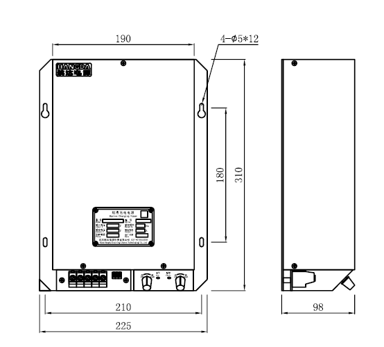CWHD-JX-40～60A Marine Regulated Power Supply