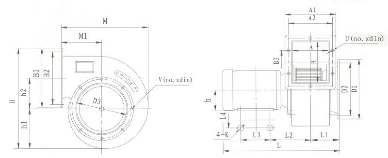 CWL Marine Small Size Centrifugal Fan