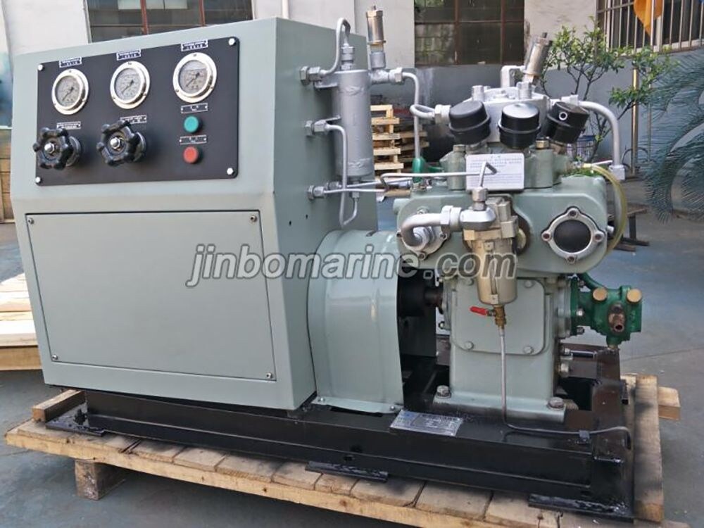 CZ-0.41/200A Horizontal Navy Marine High Pressure Water Cooled Air Compressor - Image 1