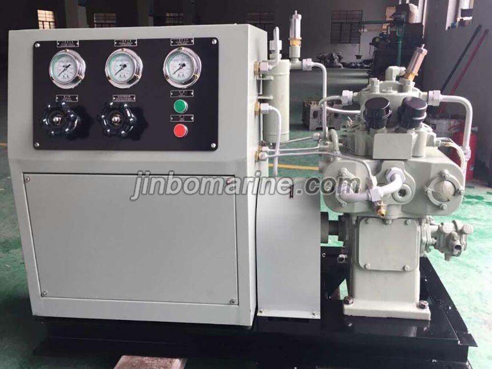 CZ-0.42/150A Horizontal Navy Marine High Pressure Water Cooled Air Compressor - Image 1