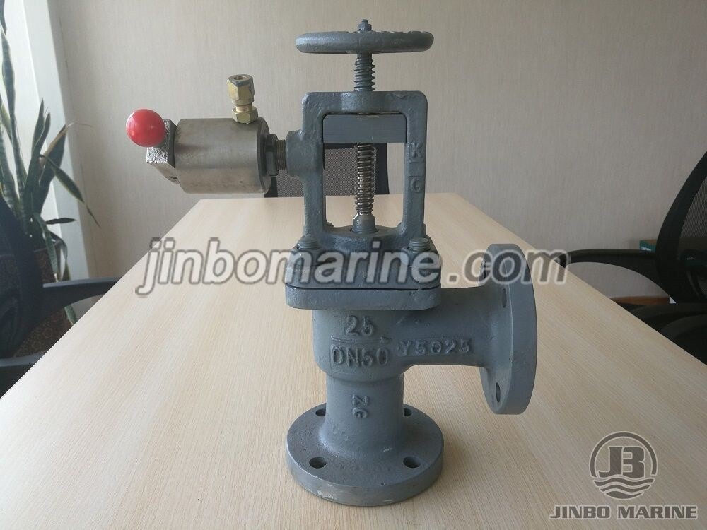 Cast Steel Angle Pneumatic Quick Closing Valve - Image 1