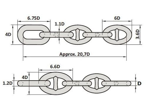 Chain Tail 76mm