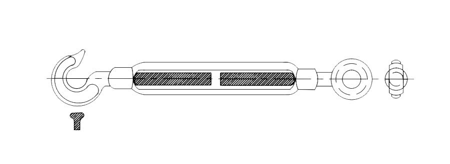 Commercial Type Turnbuckle