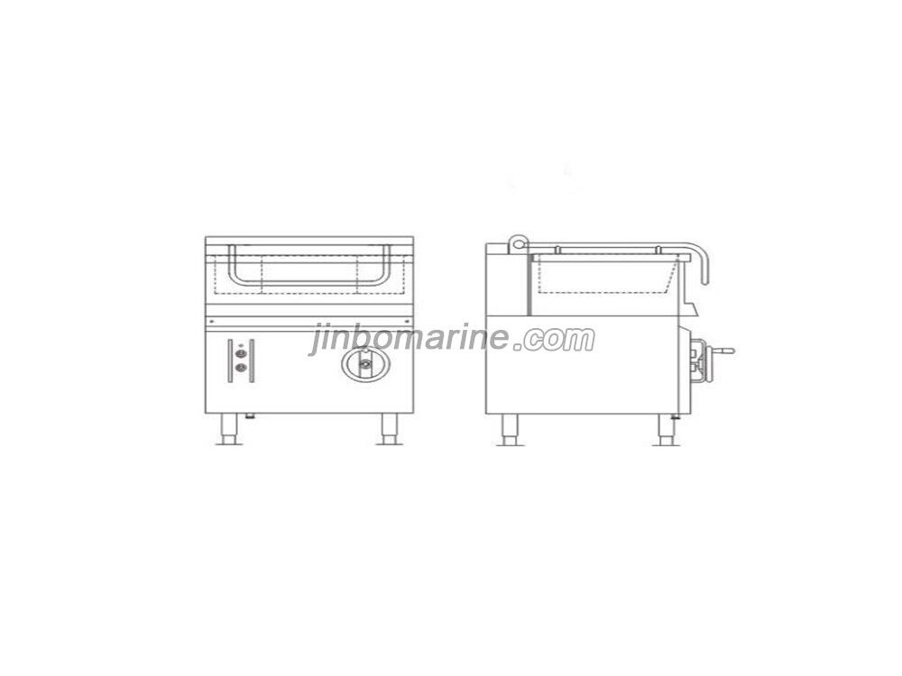 DCG-80 Marine Titling Frying Pan