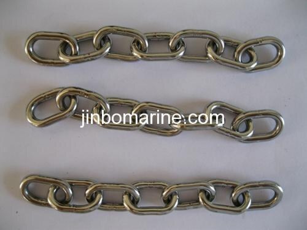 DIN763 Stainless Steel Link Chain - Image 2