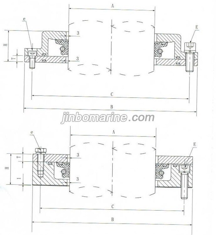 DMB Type Rudder Stock Sealing Apparatus