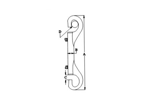 Double Ended Bolt Snap, SS304 OR SS316 CSSH02