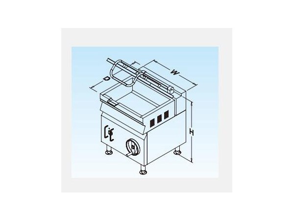 DQG-14 Marine Tilting Electric Frying Pan