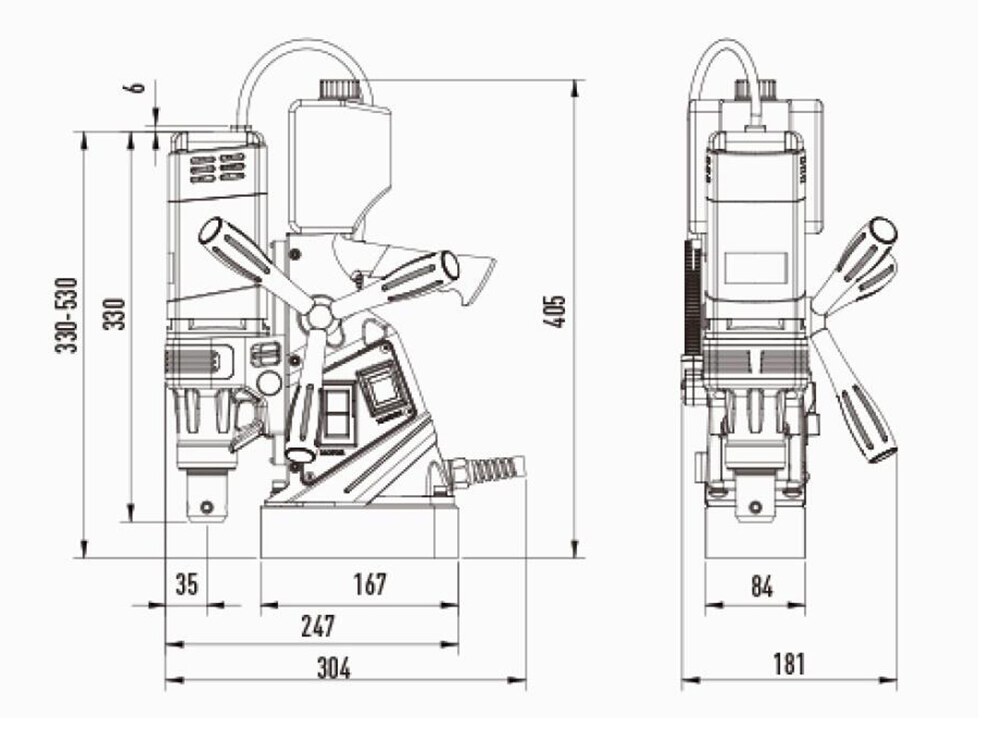 DX-35 Magnetic Drilling Machine