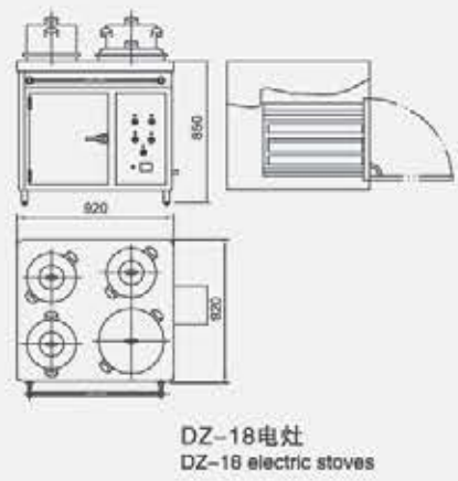 DZ-18 Marine Electric Stoves