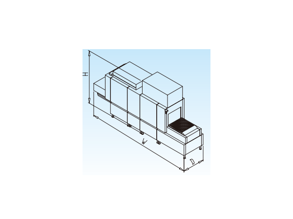 DZ1H5000 Marine Long Line Dishwasher