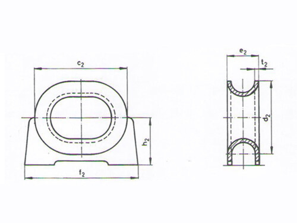 Deck Mounted Chock NS2588 - Image 1