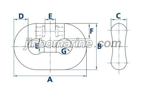 Detachable connecting link C Type