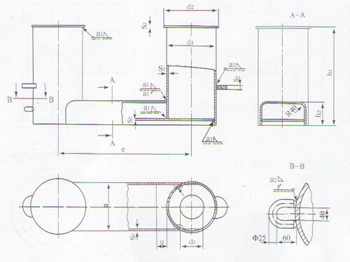 DIN 82607-1995 Ship Use Double Bollard