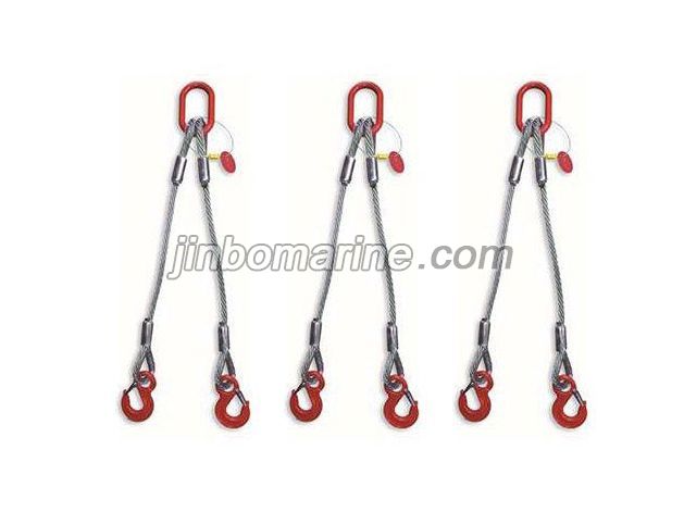Double Legs Spliced Wire Rope Sling