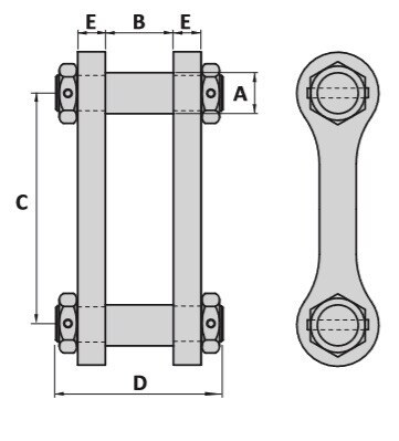 Double Pin Snotter Shackle