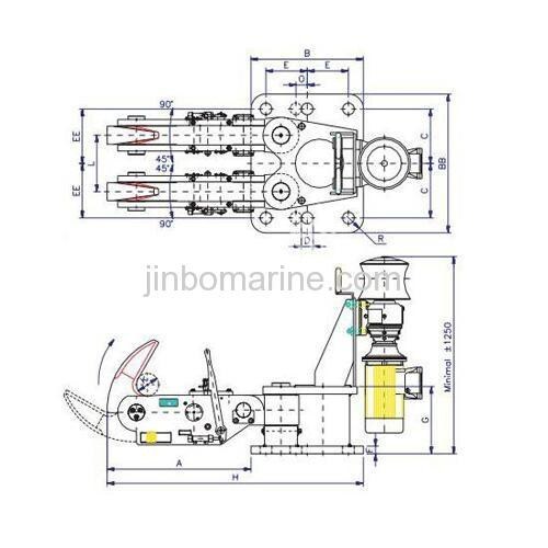 Double Quick Release Mooring Hook