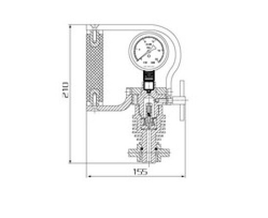 Maximum Explosion Pressure Gauge