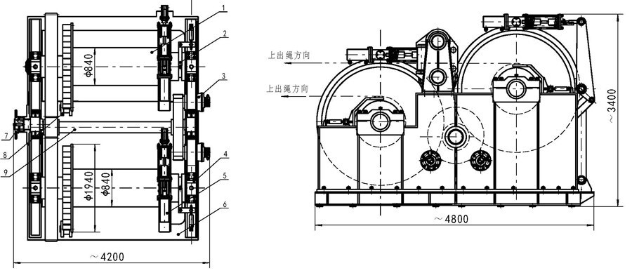 Hydraulic Towing Winch