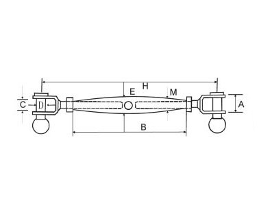 EU Closed Body Turnbuckle