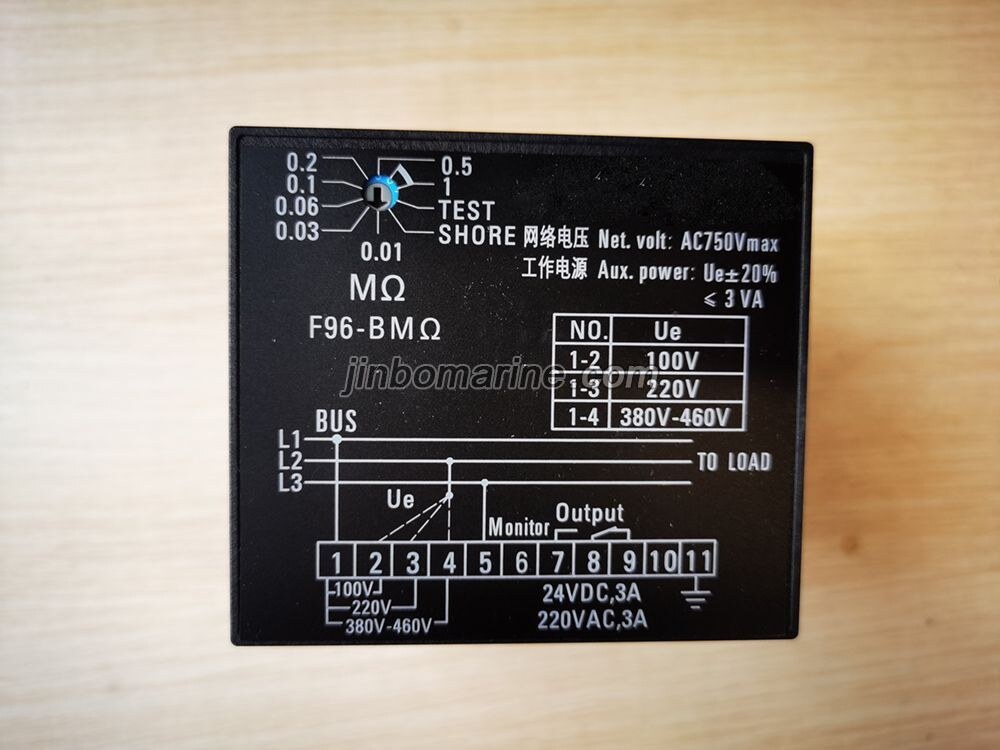 F96-BM&Omega; Alternate Current Electric Network Insulation Meter