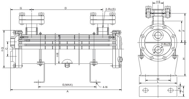 FC Series Water-cooled Heat Exchanger