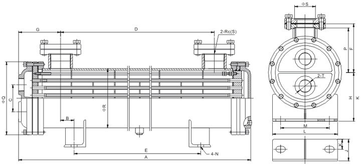 FC Series Water-cooled Heat Exchanger