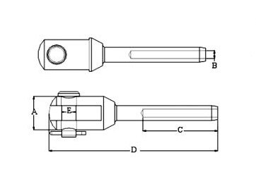 Fork Terminal Cast, SS304 OR SS