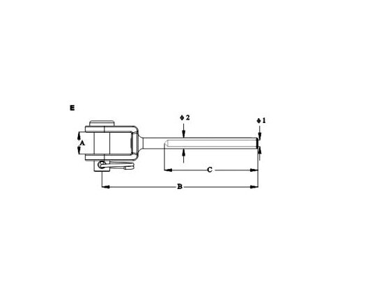 Fork Terminal Forged, SS304 OR SS316