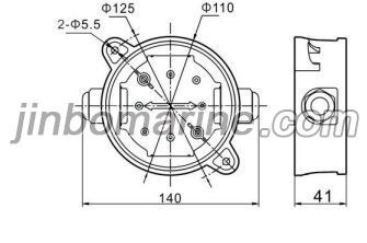 FS-1 Watertight Detector Pedestal