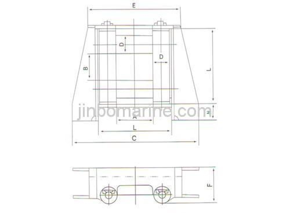 FA 4 Series Fairlead With Universal Roller - Image 3