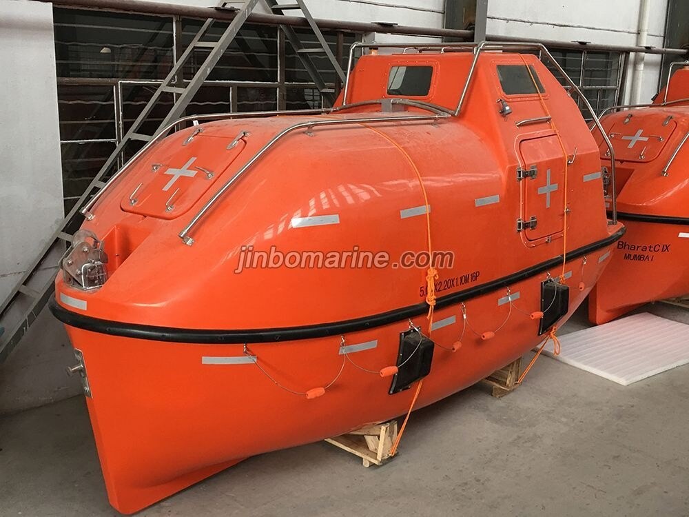 Fireproofing Type GRP Totally Enclosed Lifeboat Rescue Boat - Image 1