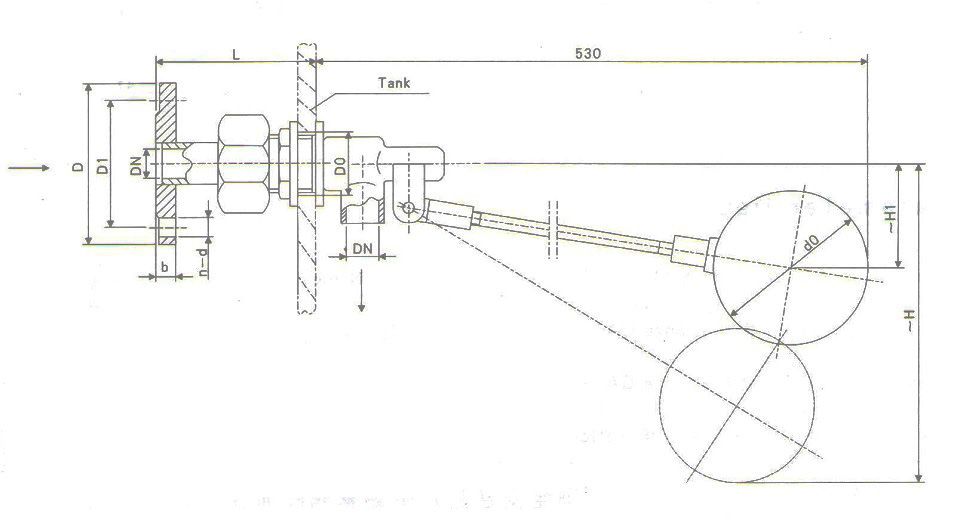 Float Ball Valve Drawing