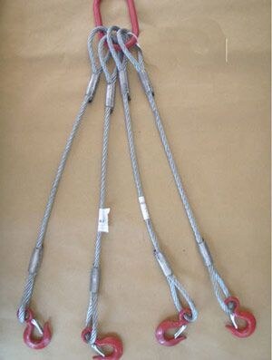 Four Legs Pressed Wire Rope Sling