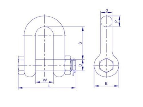 Safety Bow Shackle G2150