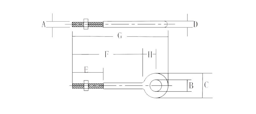 G291 Regular Nut Eye Bolt