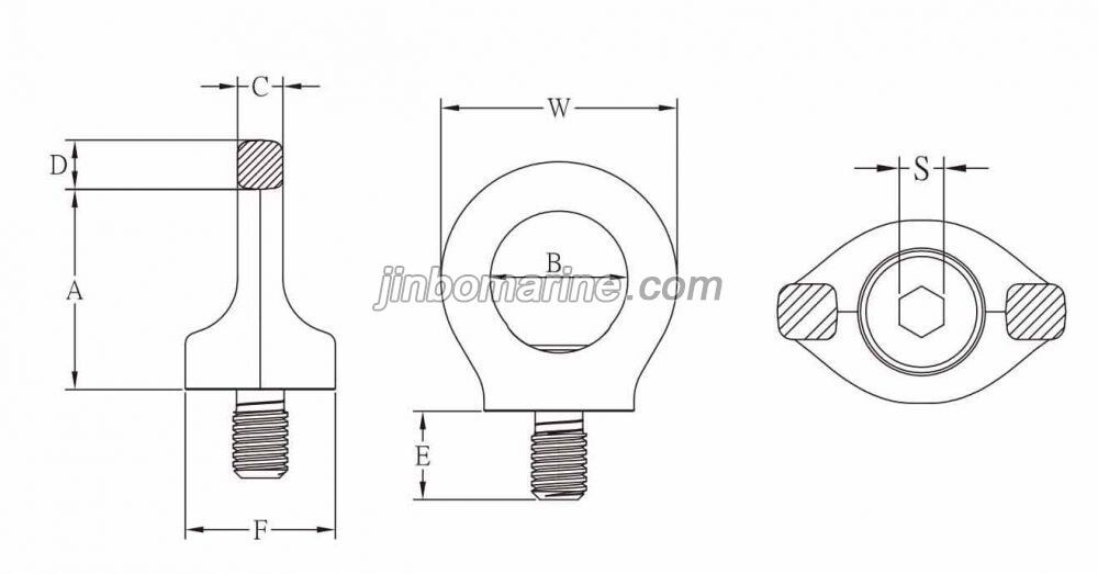 G80 Eye Swivel Hoist Ring