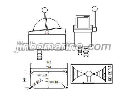 GCYK-01 remote control control unit (with main transmission clock)