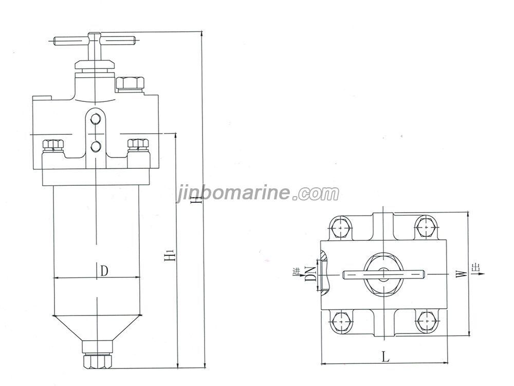 GPL1/2 Fuel Filter