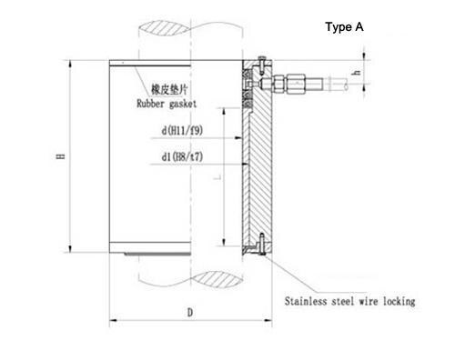 Gliding Water Tight Lower Rudder Carrier CB*790-87